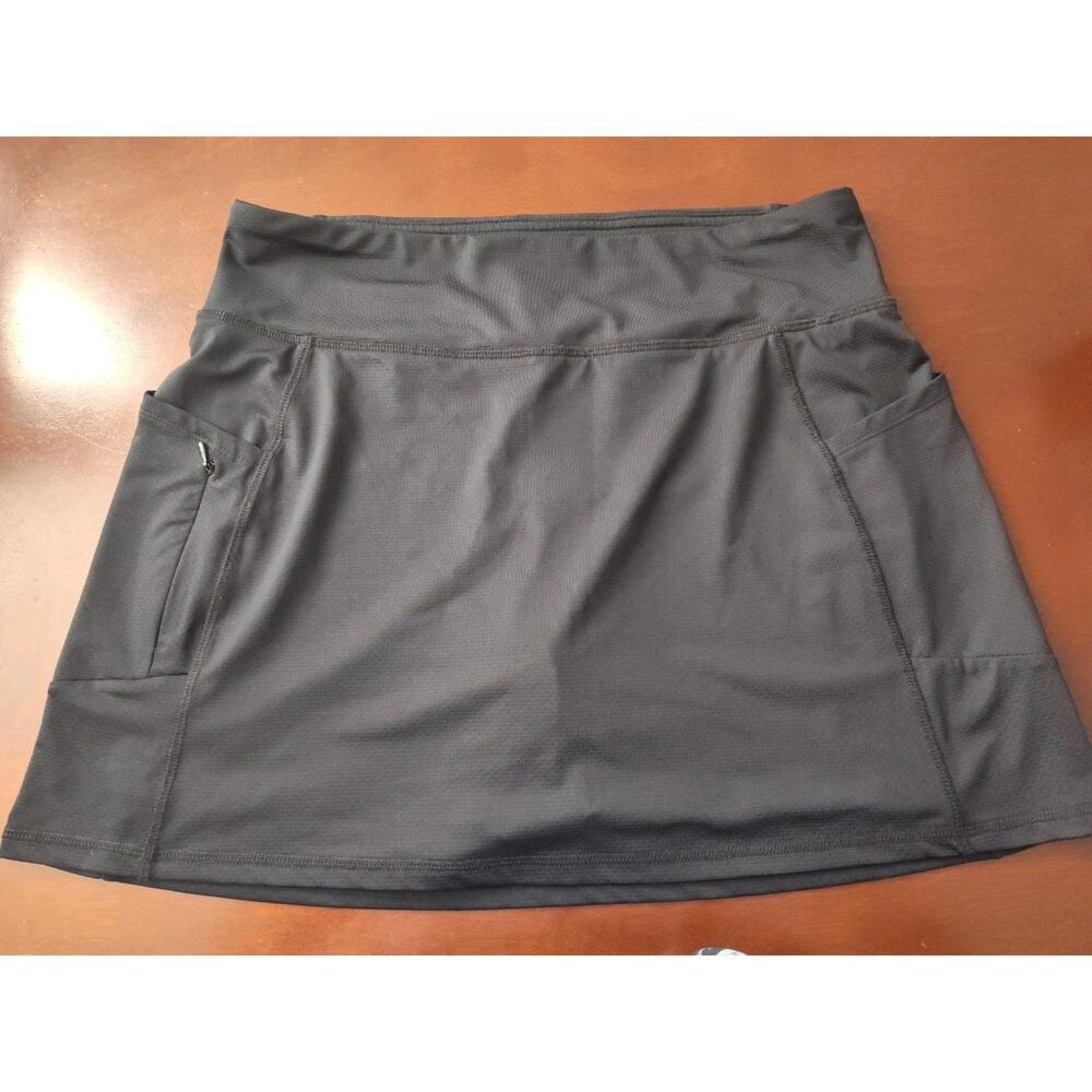 RBX Women’s Black Tennis Skort Skirt Size Large NWOT